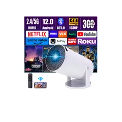 GENERICO - Proyector mini Casa de los Deseos Smart TV proyector Portatil 9000lm blanco
