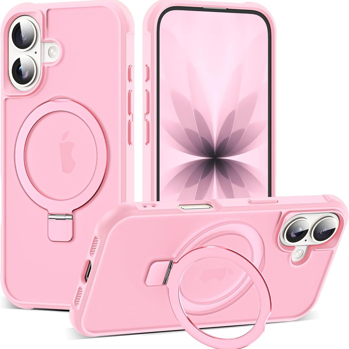 GENERICO - Carcasa Para iPhone 17 Translúcida Magnética Rosado
