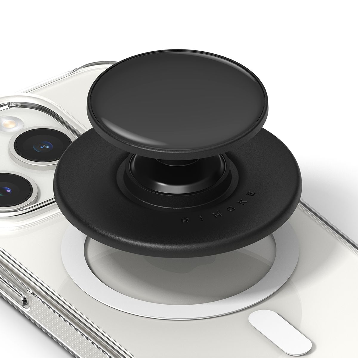 RINGKE - Soporte Magnético Ringke Glossy Tok Para iPhone  Samsung Negro