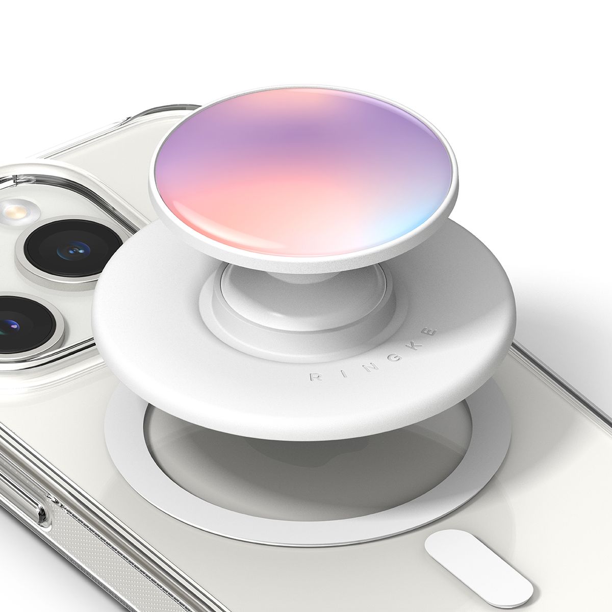 RINGKE - Soporte Magnético Ringke Glossy Tok Para iPhone Samsung Aurora