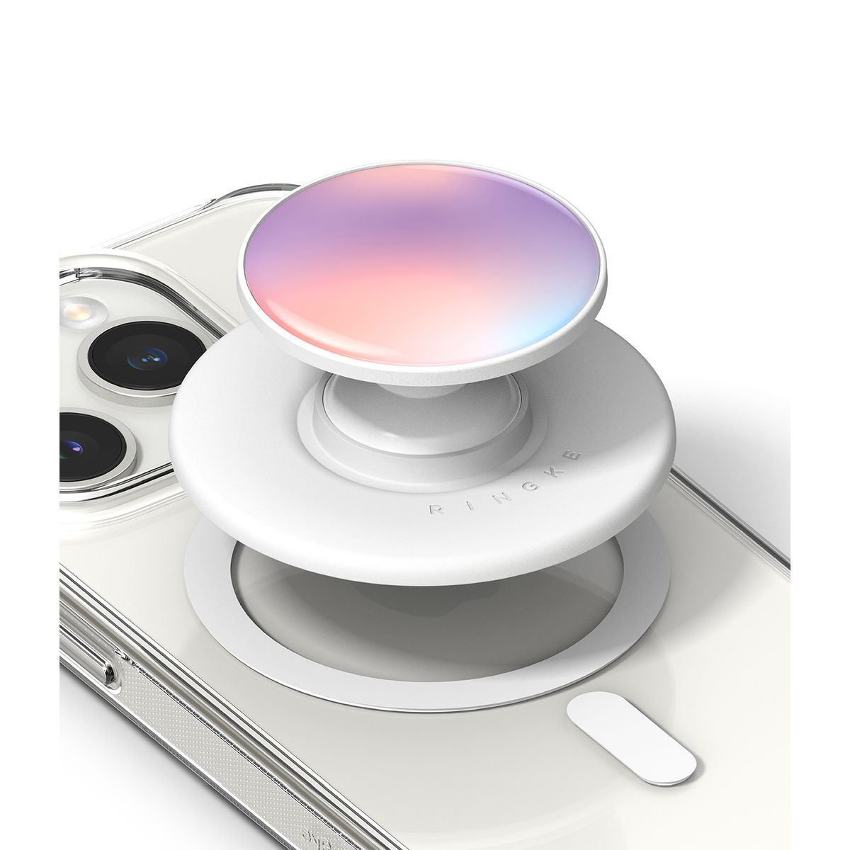 RINGKE - Soporte Magnético Ringke Glossy Tok Para iPhone Samsung Aurora