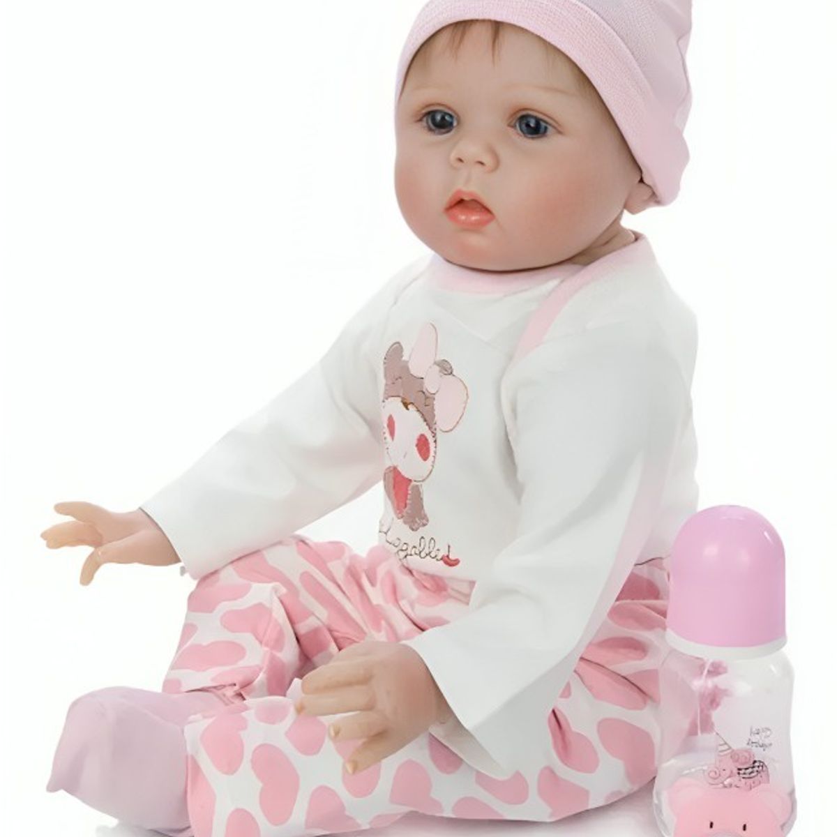 GENERICO - Muñeca Bebe Reborn Juguete Realista 55cm con Accesorios