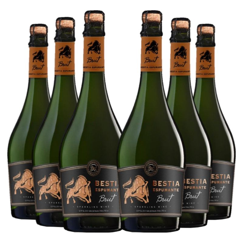BESTIAS - 6 Espumantes Bestia Negra Brut