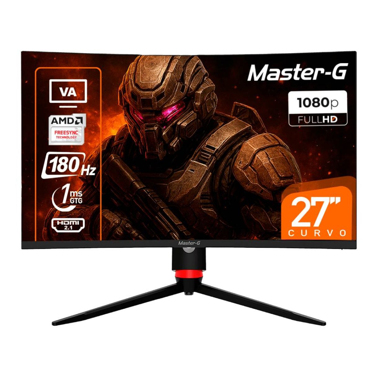 MASTER G - Monitor Master-G MGMG2740C - 27 Curvo FHD Frameless