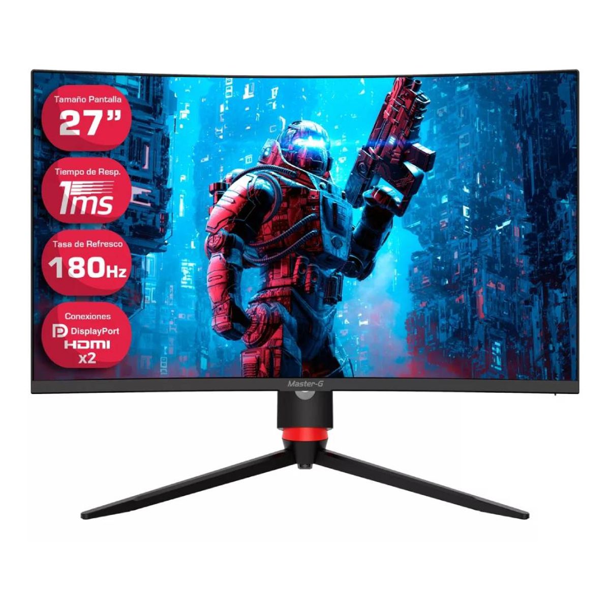 MASTER G - Monitor Master-G MGMG2740C - 27 Curvo FHD Frameless
