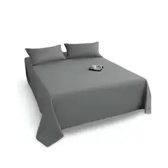 GENERICO - Juegos de Sábanas de POLIALGODON 1/5 GRIS