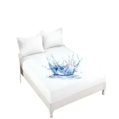 GENERICO - CUBRECOLCHON IMPERMEABLE 2 PLAZAS BLANCO