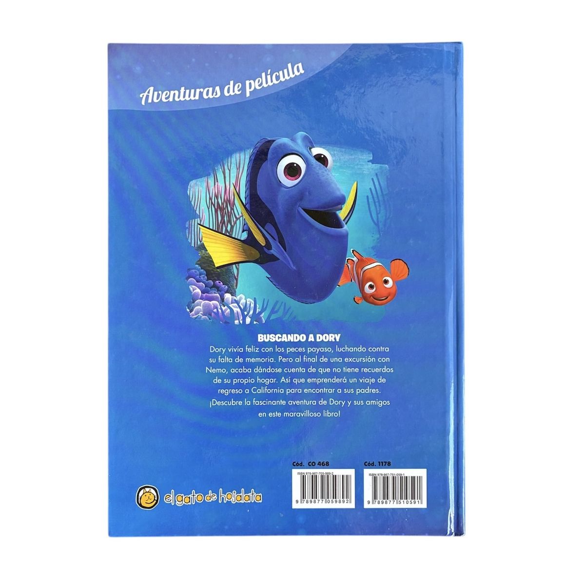 EL GATO DE HOJALATA - Cuento infantil Buscando a Dory Aventura de Pelicula