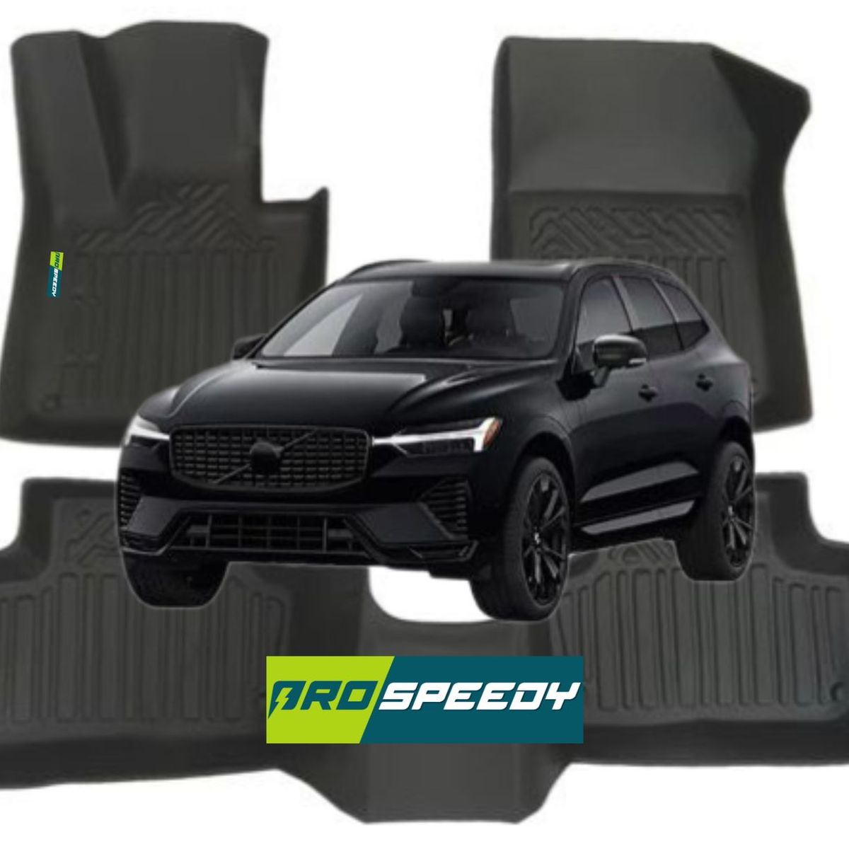 GENERICO - PISOS CALCE PERFECTO PROSPEEDY VOLVO XC60 2018-2024 3PIEZAS