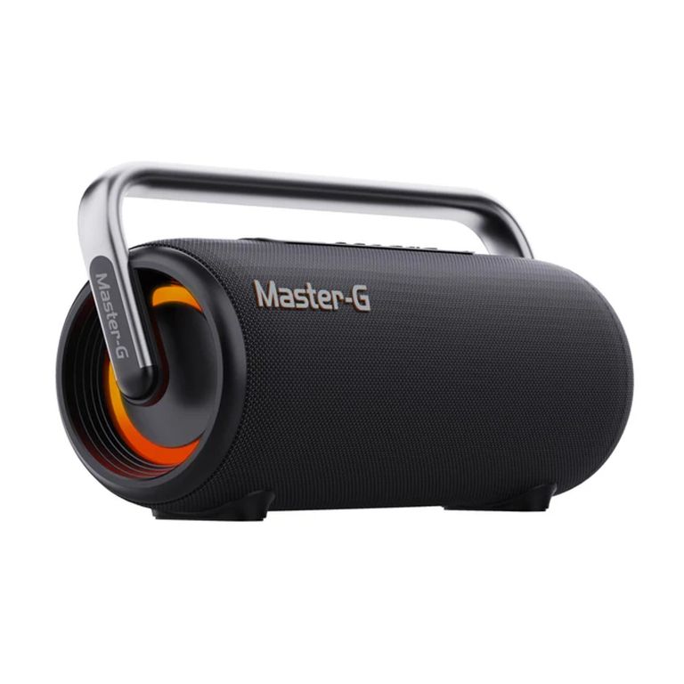 Parlante Portatil 60w 3 X 2 Soundbox Bluetooth Negro