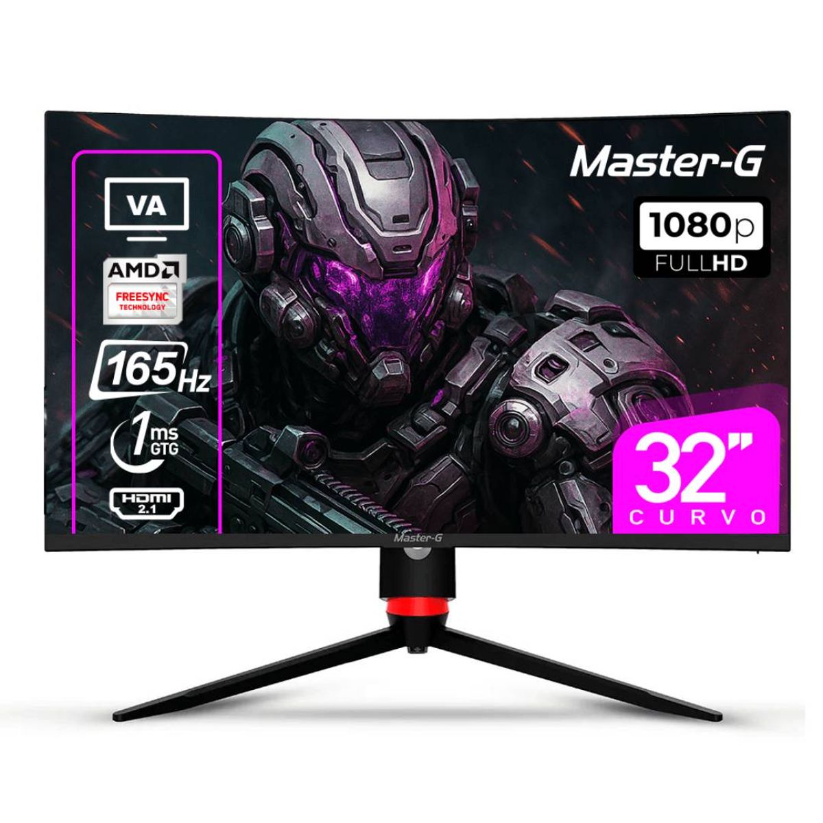 MASTER G - Monitor Master-G MGMG3240C 32 Curvo FHD HDR Frameless