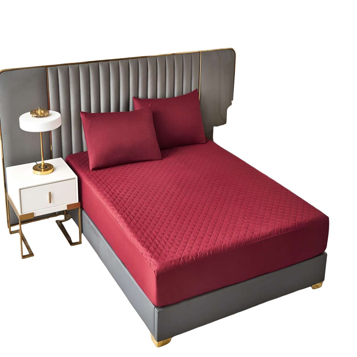 GENERICO - PROTECTOR PARA COLCHON IMPERMEABLE KING BURDEO