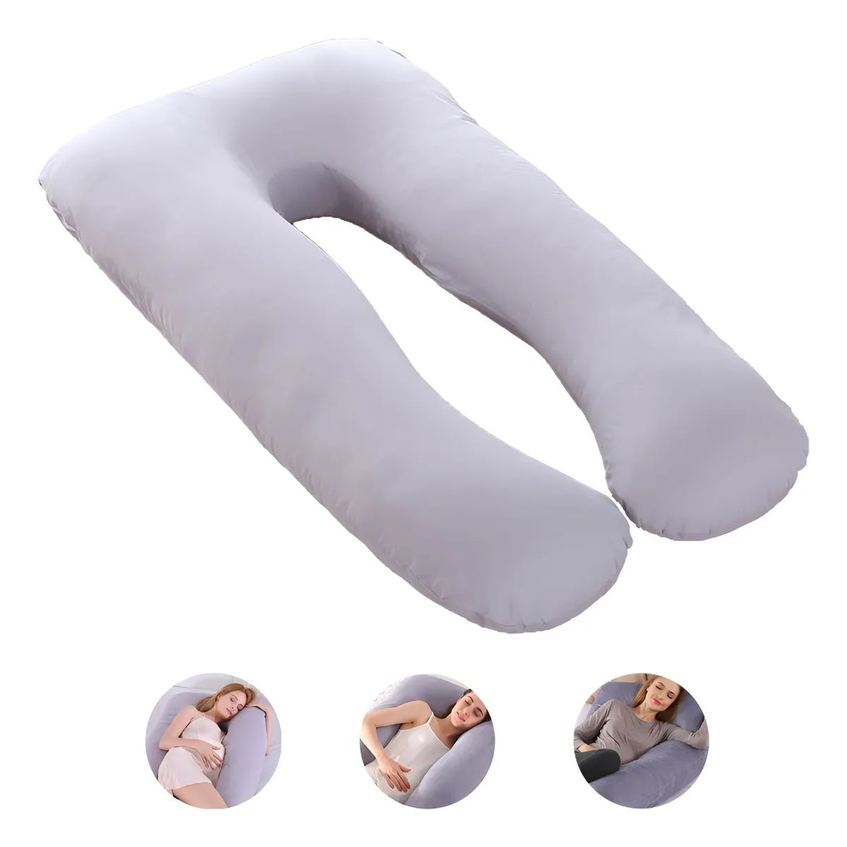 GENERICO - Almohada Multifuncional Para Mujeres Embarazadas La Forma U