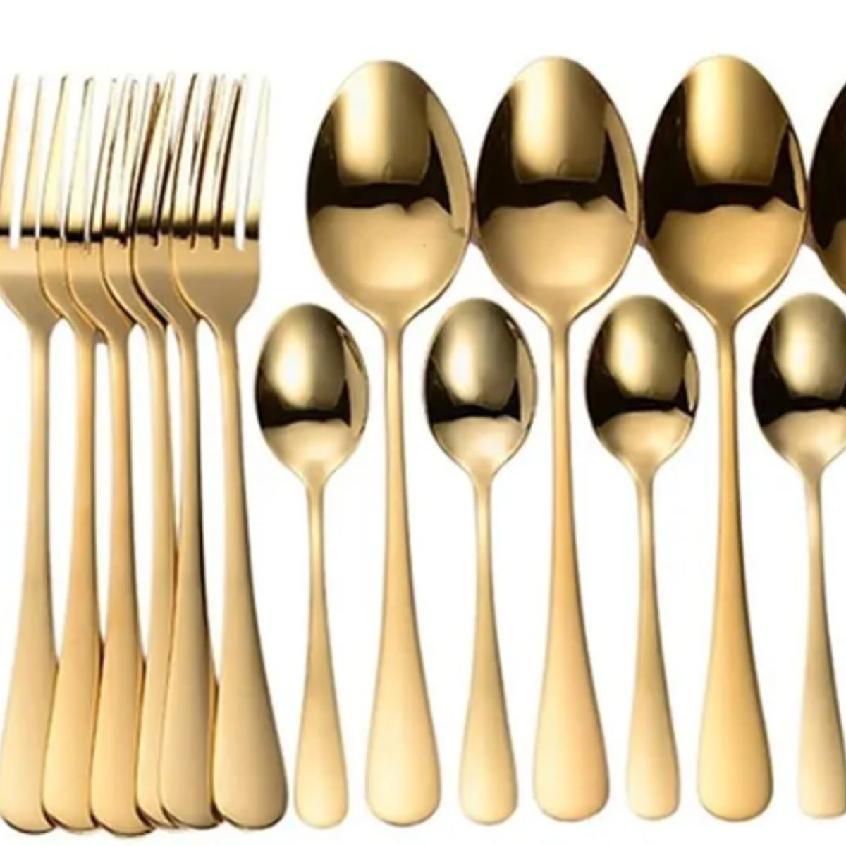 GENERICO - Juego De Cubiertos 24 Piezas Set De Servicios Acero Maletín