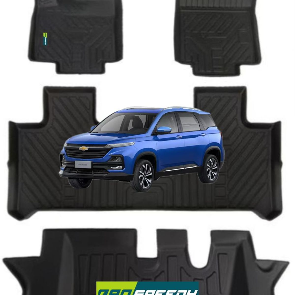 GENERICO - PISOS CALCE PERFECTO PROSPEEDY CHEVROLET CAPTIVA 2020+ 4PIEZAS