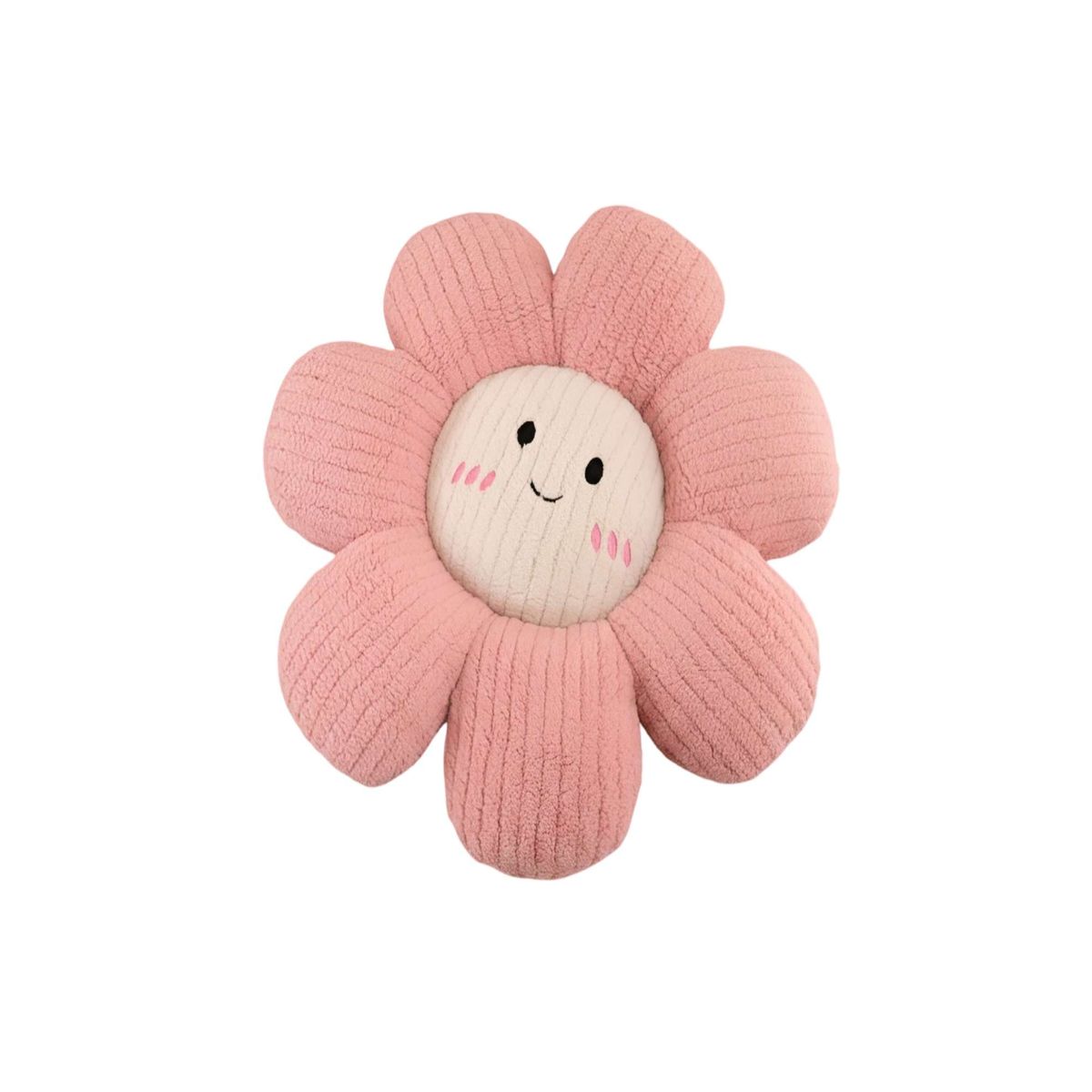 GENERICO - COJIN DECORATIVO FLOR KAWAII 45CM ROSA