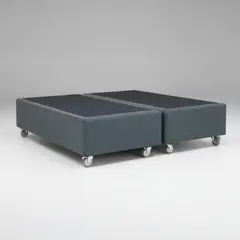 BLOCCARE - Base Dividida Full Box 30 cm / Rueda Pyton - Largo 190 cm