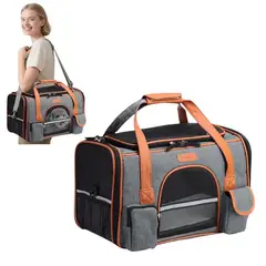 GENERICO - Bolso Elegante Transportador Para Mascotas Perros Gato L