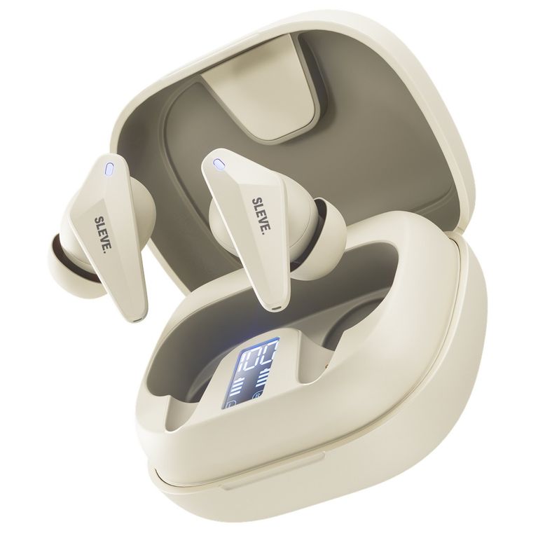 Audifonos Bluetooth X Pods 2Gen True Wireless 27h App Customax GPS IPX5 Beige