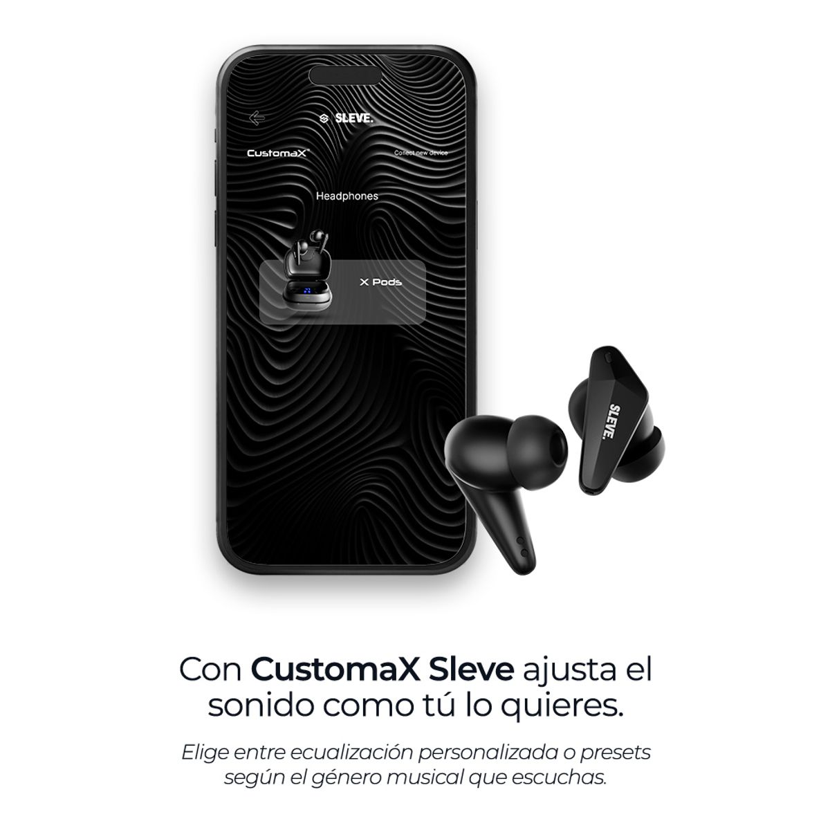 SLEVE - Audifonos Inalambricos Bluetooth Sleve X Pods 2Gen