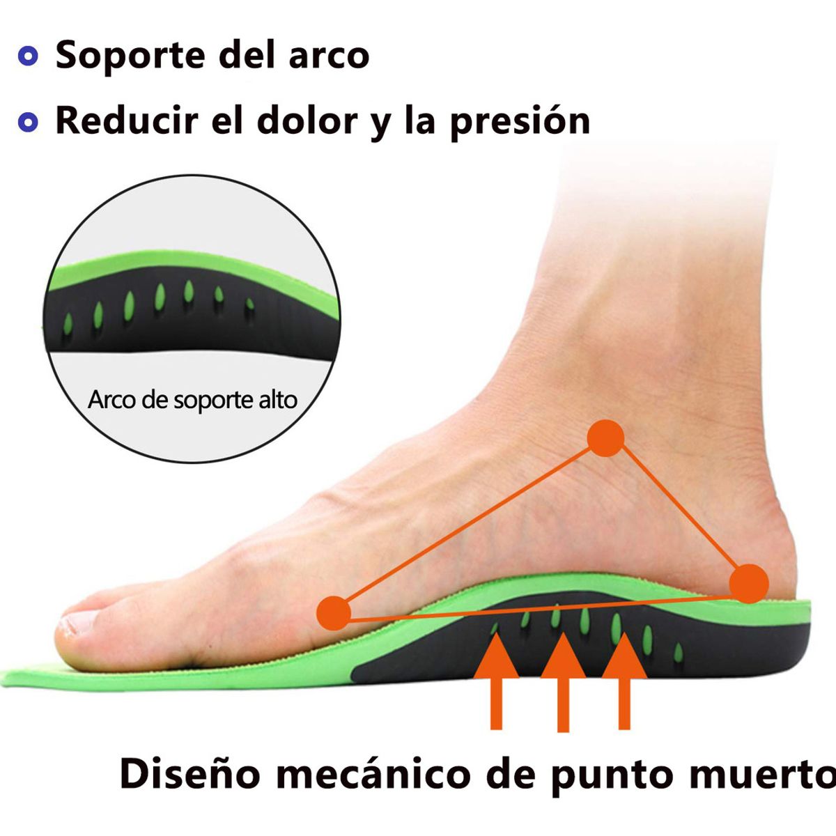 EINICIO - Plantillas Para Fascitis Plantar Ortopédicas Adultos Y Niños 43-45