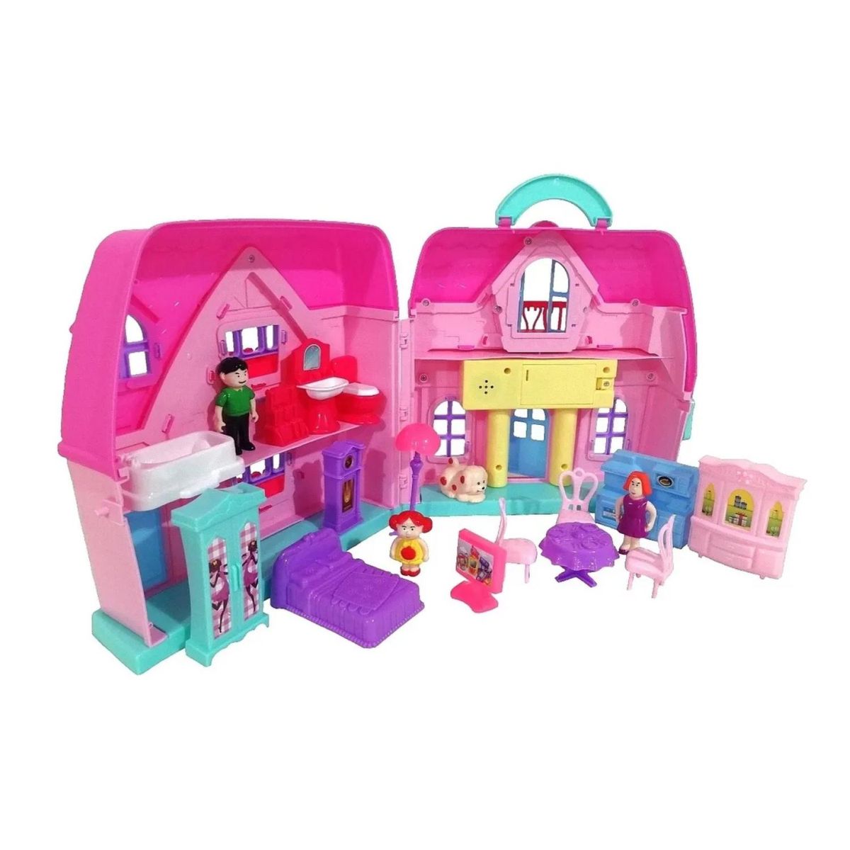 GENERICO - Juguete Casa De Muñecas Con Accesorios Luz Sonido Infantil