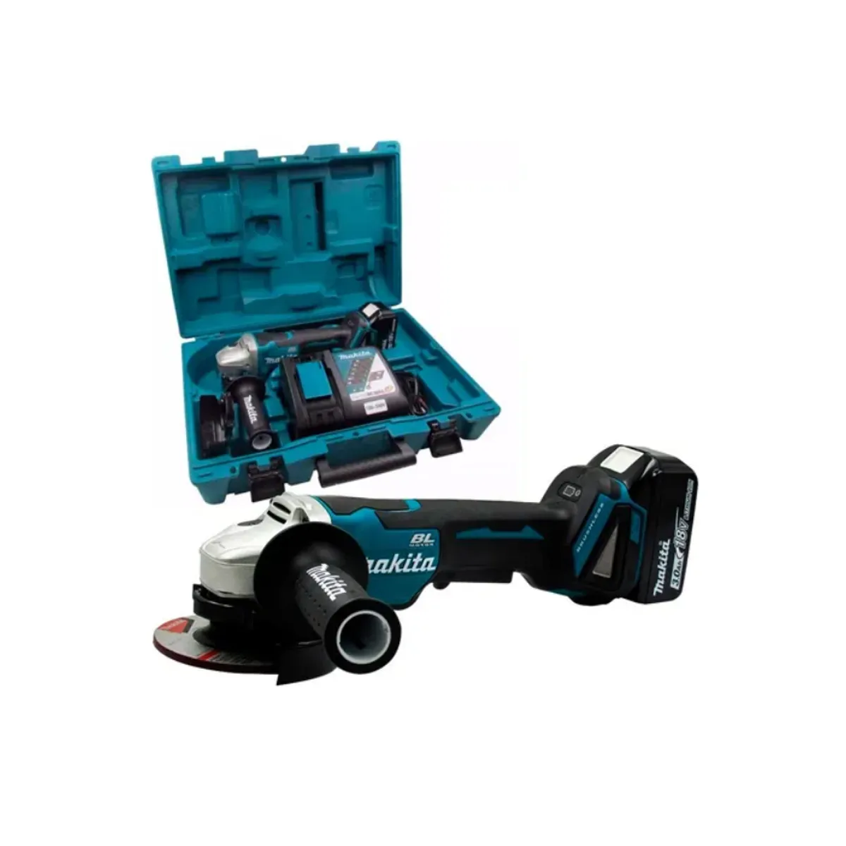 MAKITA - Esmeril Angular Inalambrico 412 18V BL DGA455RF Makita