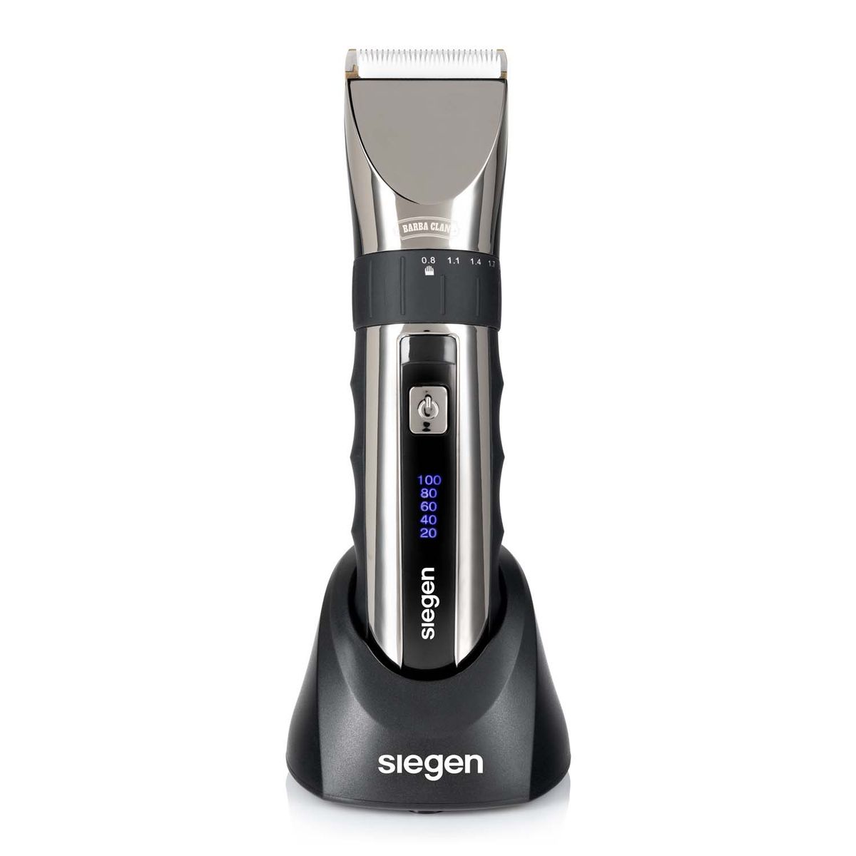 SIEGEN - Cortapelos Trimmer SG-8650, Base Cargadora y Carga Rápida