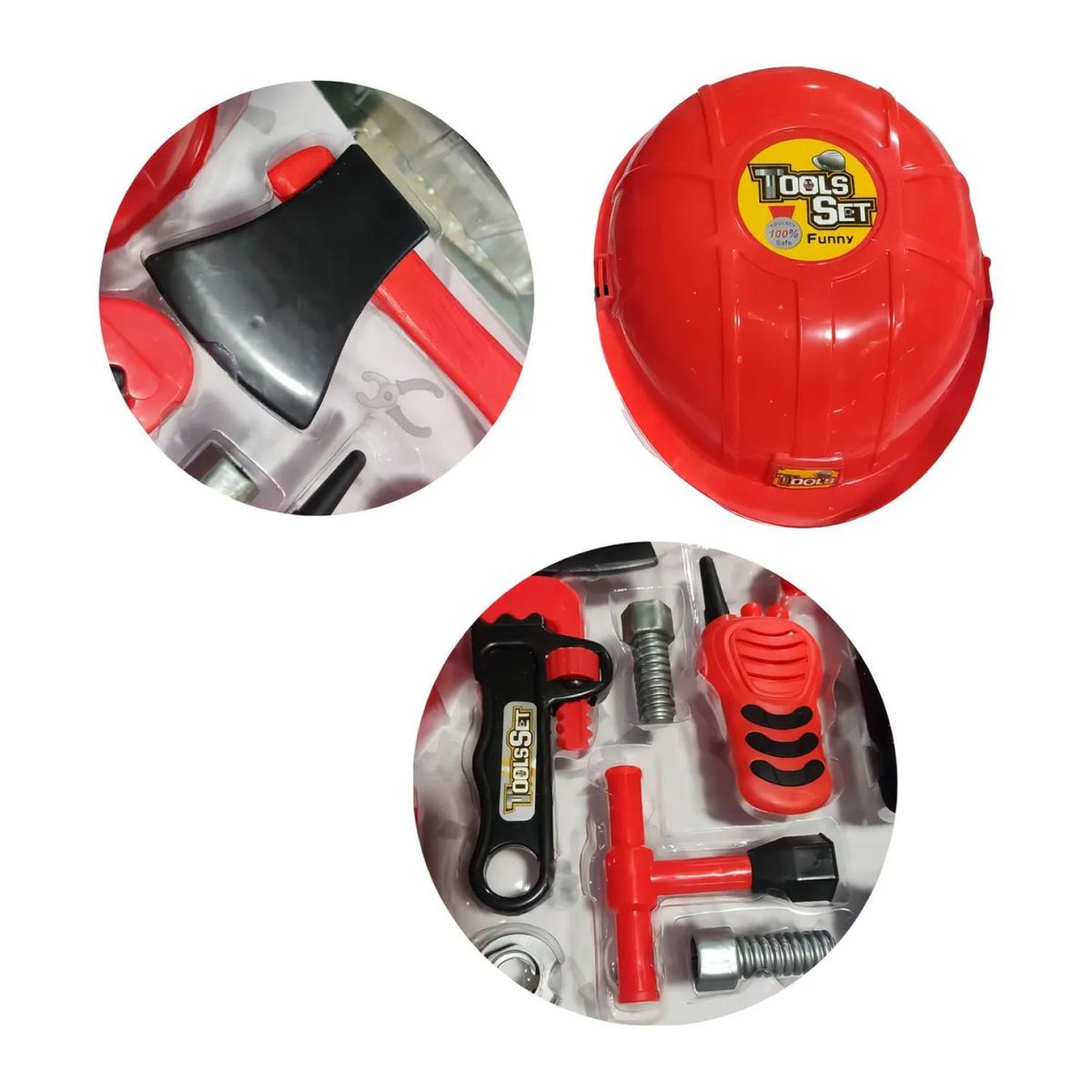 GENERICO - Juguete Set De Bombero 12 Piezas Casco Herramientas Infantil