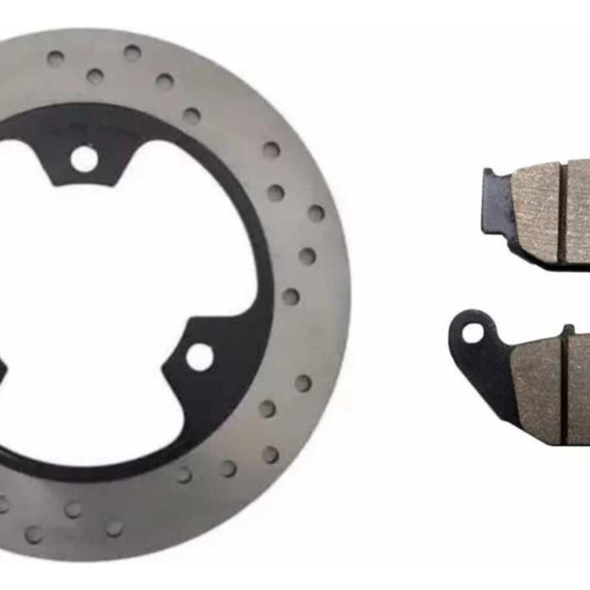 GENERICO - Disco de Freo Trasero + Pastillas Freno Traseras Suzuki Gixxer 150