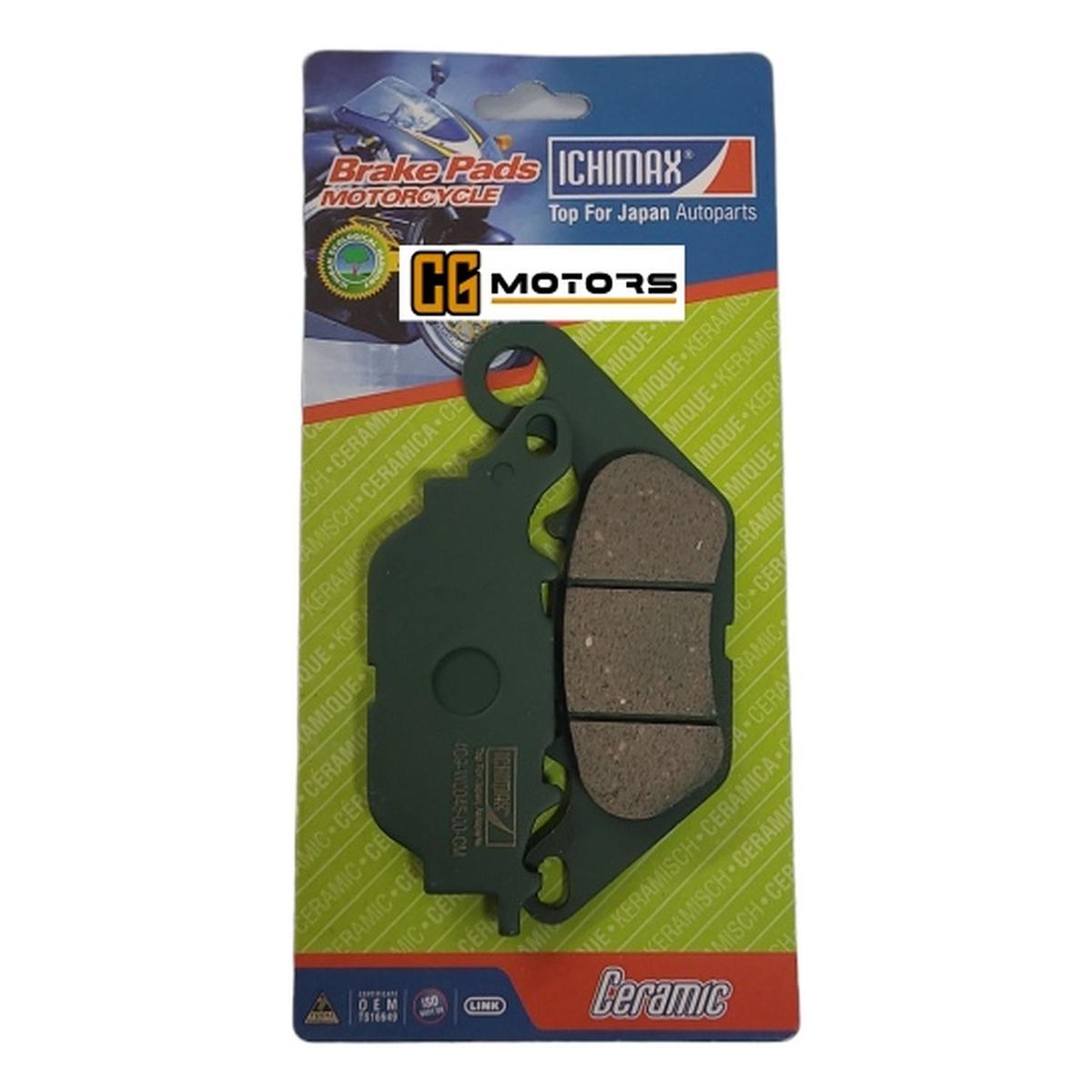 GENERICO - Pastillas Freno Delanteras Moto Yamaha R15 V2 Japón