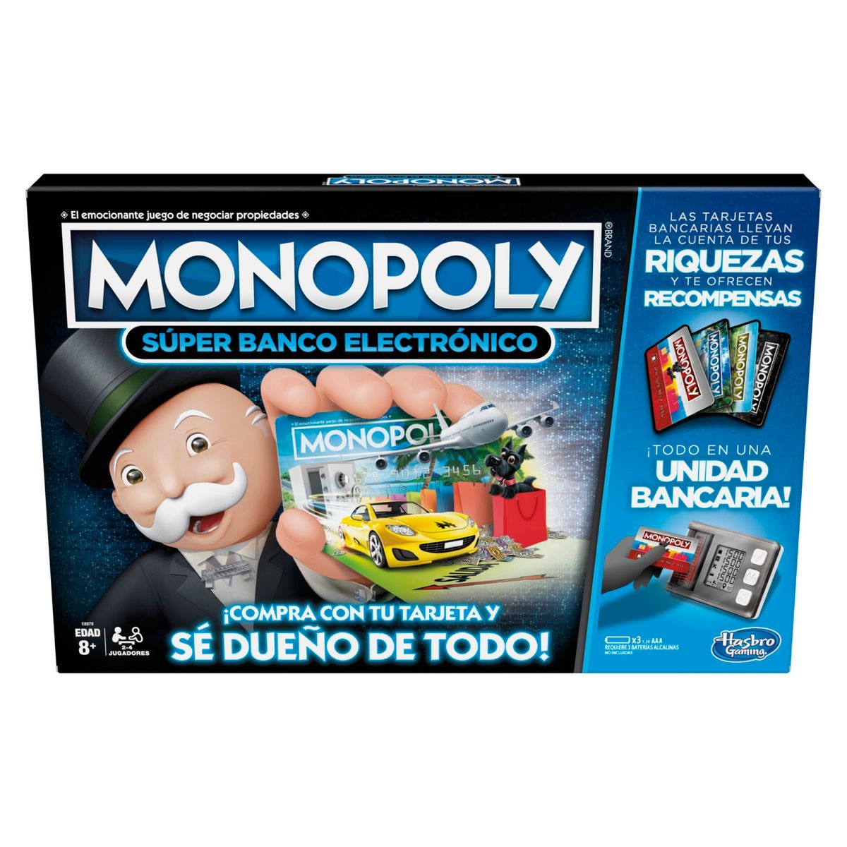 MONOPOLY - Juego de Mesa Monopoly Súper Banco Electrónico