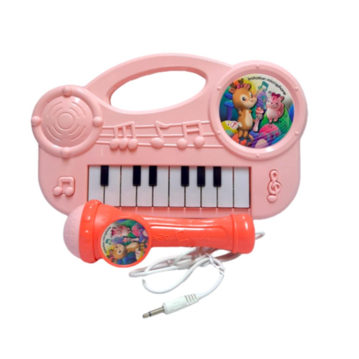 GENERICO - Juguete Piano Teclado Musical Con 16 Teclas Sonidos Rosado