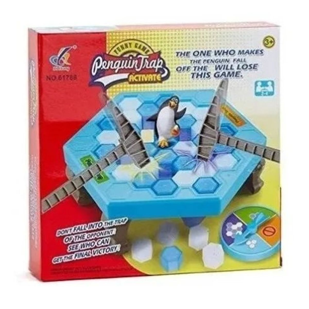 GENERICO - Juego de mesa trampa pinguino rompe hielo