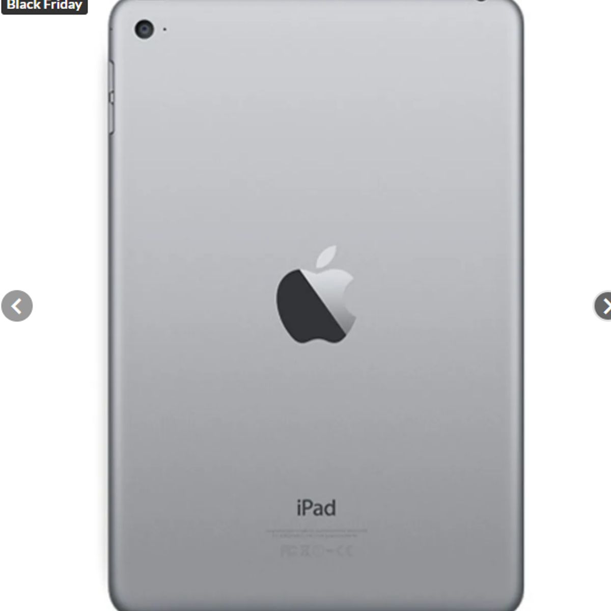 APPLE - Apple Ipad Mini 4 16G Wi-Fi Negro-Reacondicionado