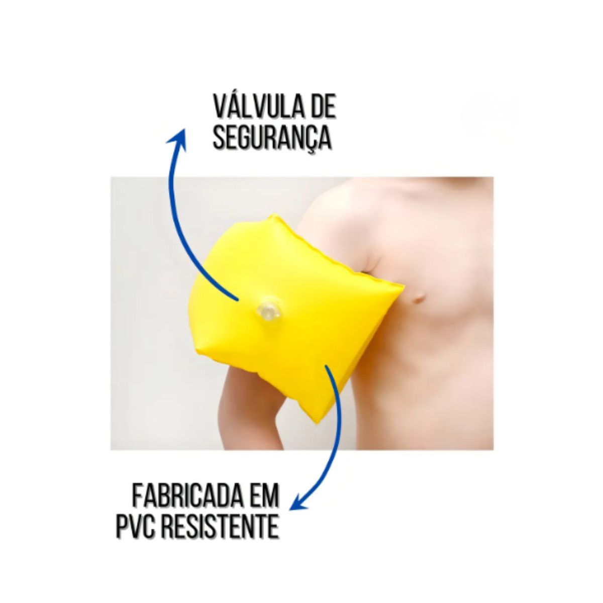 GENERICO - Flotador Alitas Inflables Niños Con Diseño de Pato Brazos Piscina