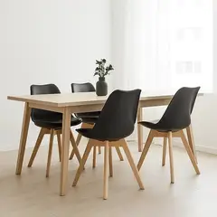 GENERICO - Silla Comedor Tulip Negra