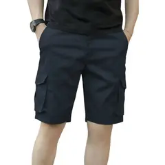 LOOK SHOP - Short Bermuda Cargo Hombre Pantalón Corto Bolsillos K33