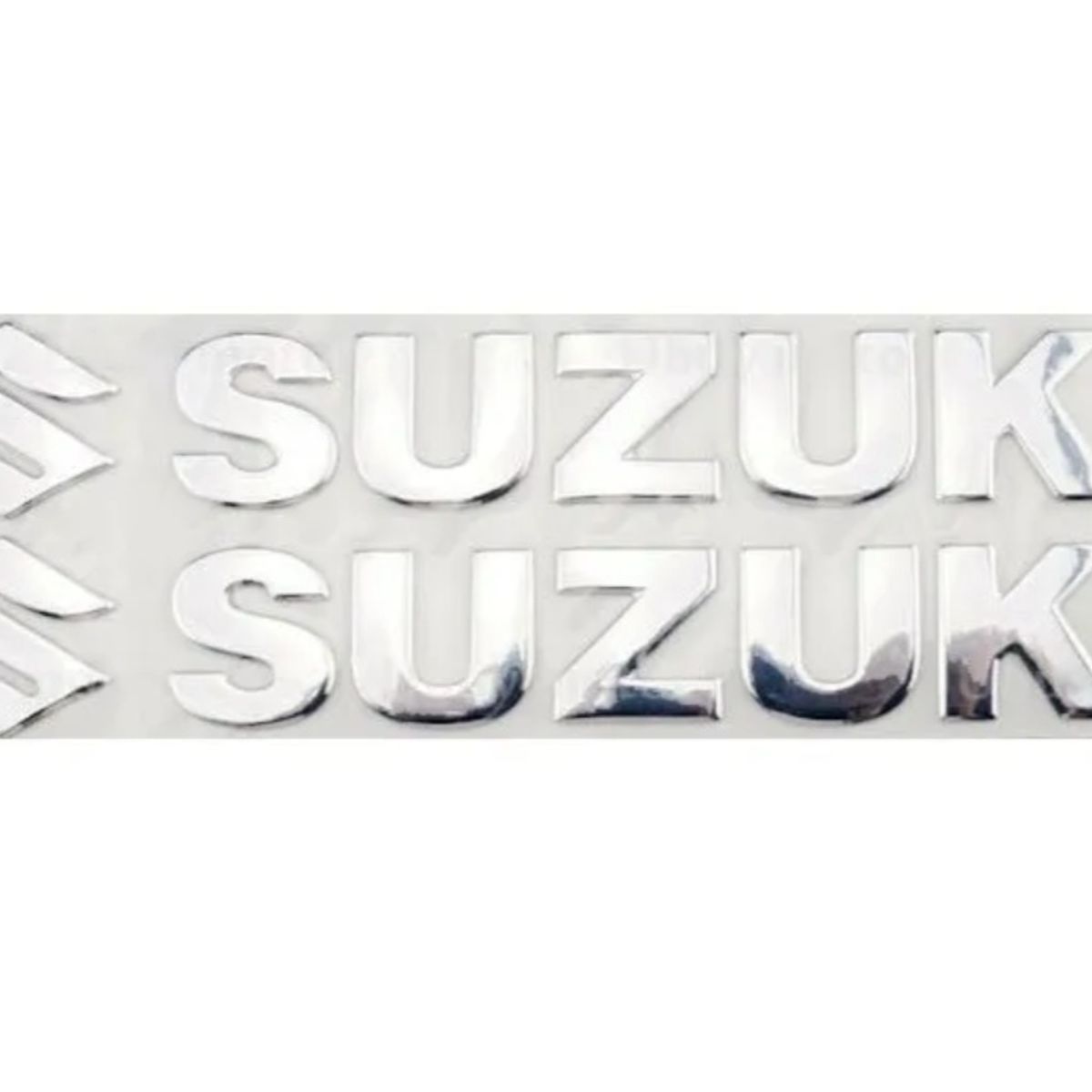 GENERICO - Par Insignias Emblemas 3d para Motos Suzuki