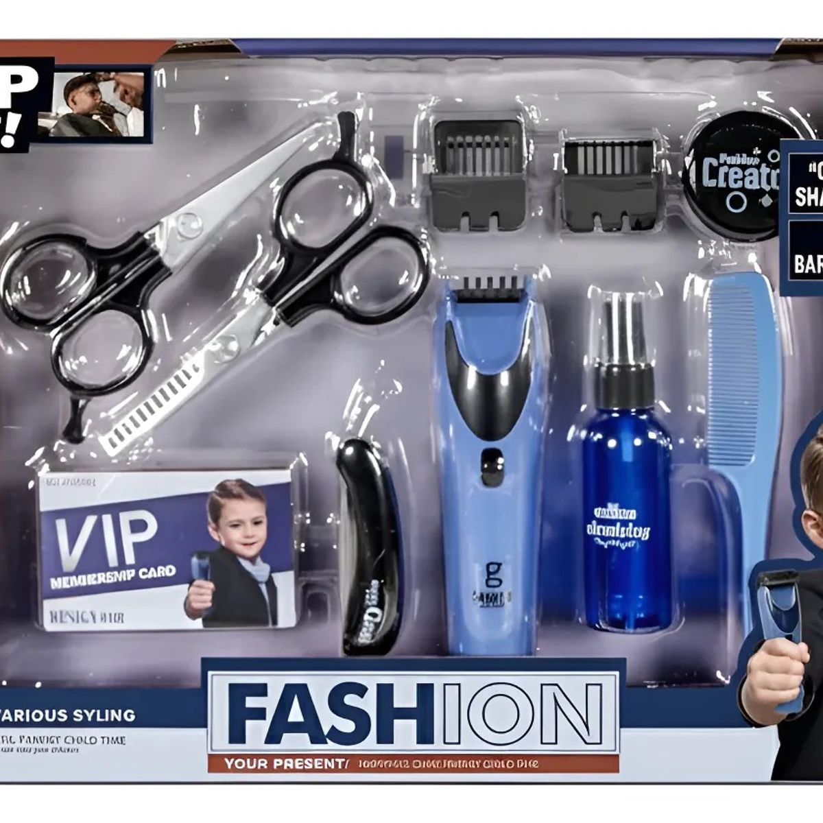 GENERICO - Set De Peluqueria Juego Barbero Juguete Niños Niñas