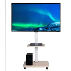 GENERICO - Soporte De Tv Rack Móvil Con Ruedas Stand