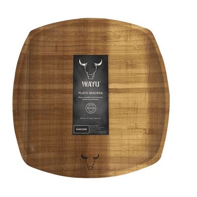 Imagen 2 del producto PLATO MADERA CLASICO
