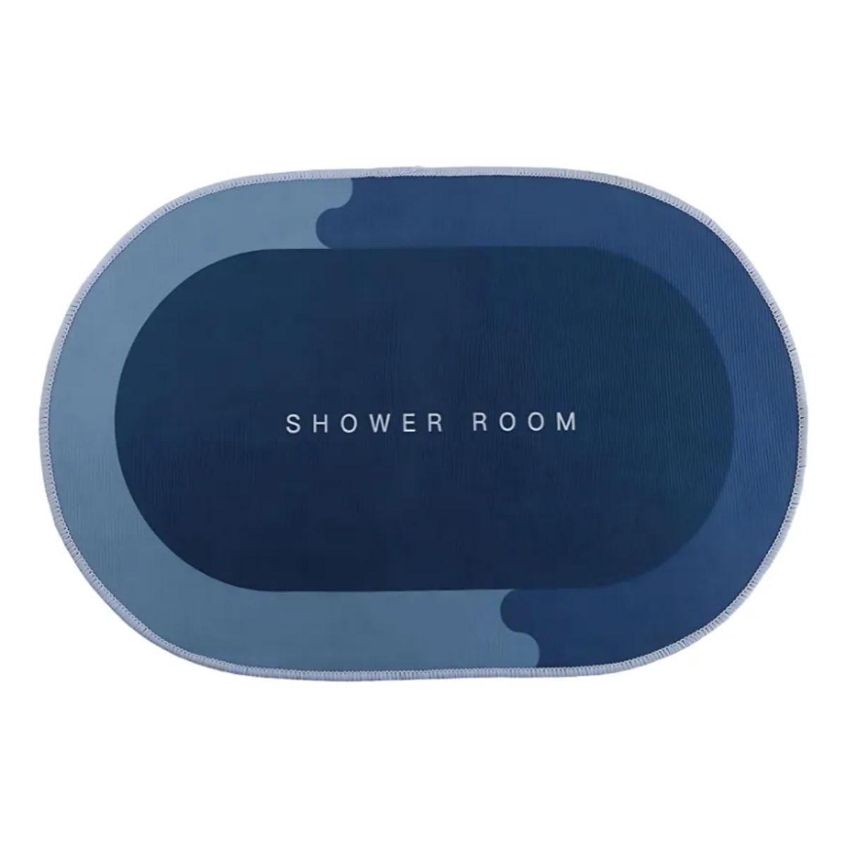 BELIDASHOP - Alfombra Tapete Absorbente Para Baño Antideslizante Hogar Ovalada