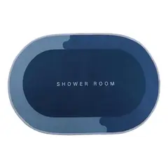 BELIDASHOP - Alfombra Tapete Absorbente Para Baño Antideslizante Hogar Ovalada