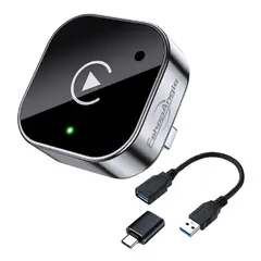ESHOPANGIE - Adaptador Automático Inalámbrico 2 En 1 Para Carplay/android