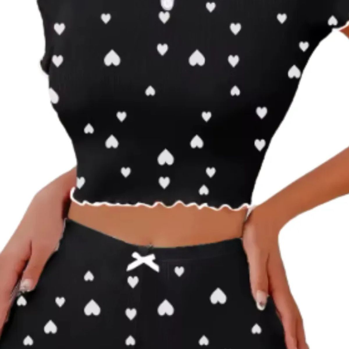 LOOK SHOP - Pijama Corto Lola Juvenil. Conjunto Short Y Polera Mujer. 618