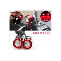 GENERICO - Neblineros led rojos para motos scooters y bicimotos