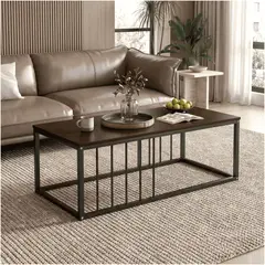 HOMER DESIGN - Mesa De Centro Minimalista Con Cubierta De Melamina 15 Mm