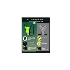 GENERICO - Chaleco Led Indicador De Dirección Ciclistas Scooter