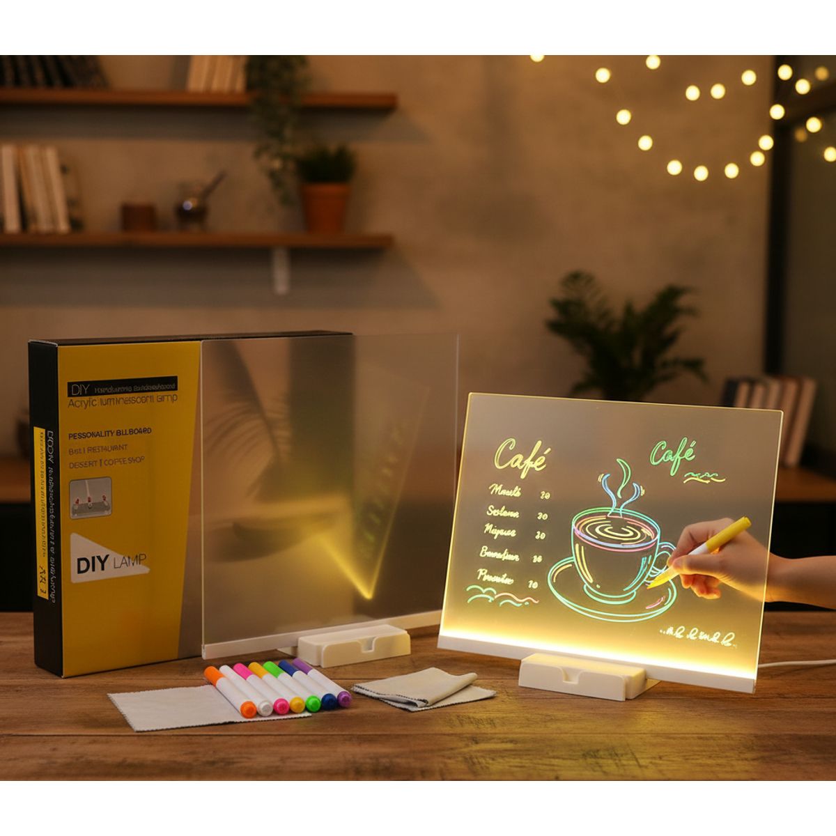 GENERICO - PIZARRA ACRILICA LED pizarra magica